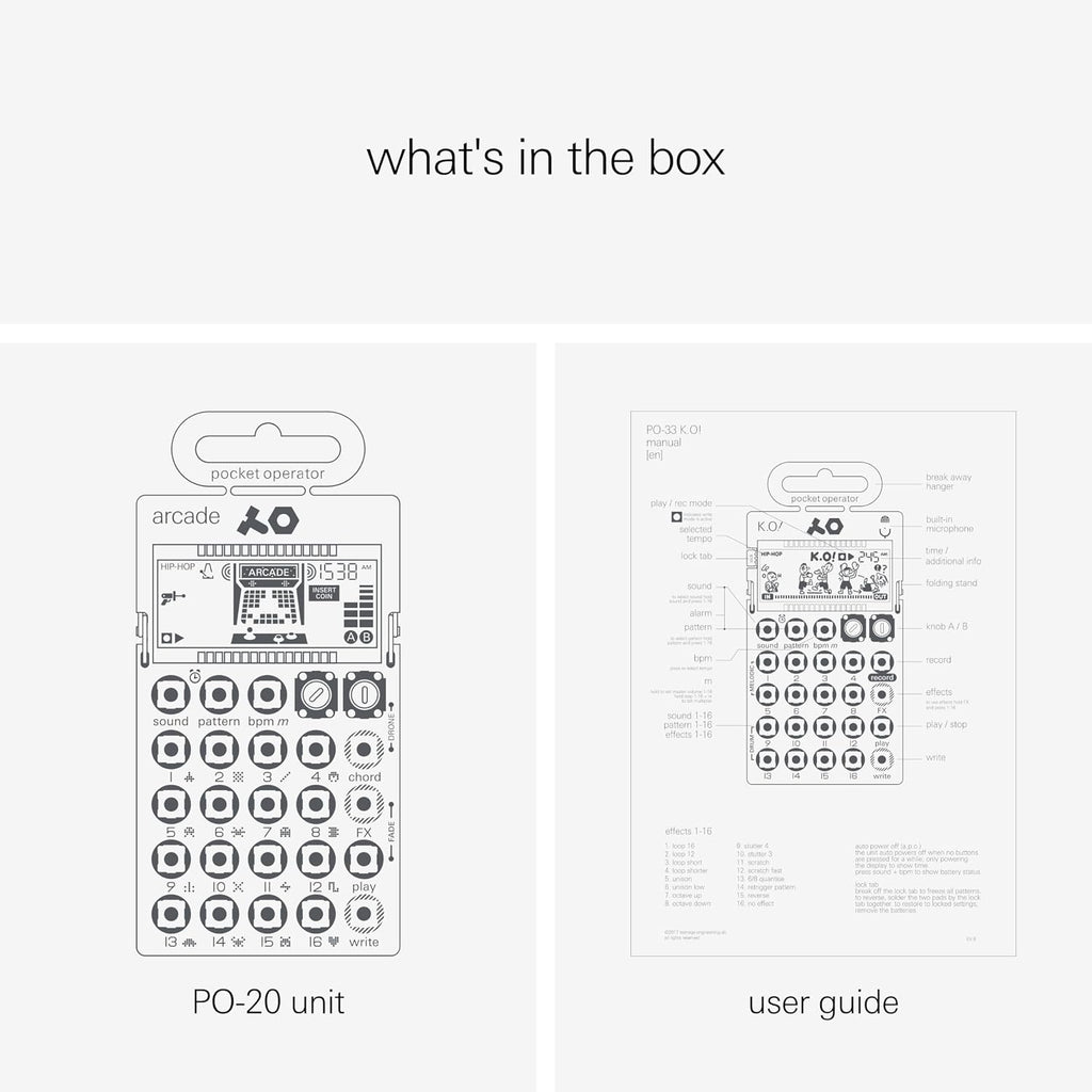 Teenage Engineering Pocket Operator (Synth & Sequencer)