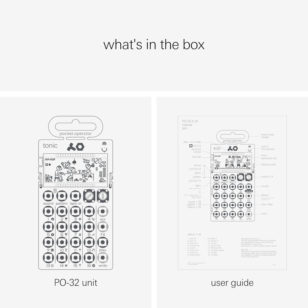 Teenage Engineering Pocket Operator (8-Bit Synth & Sequencer)